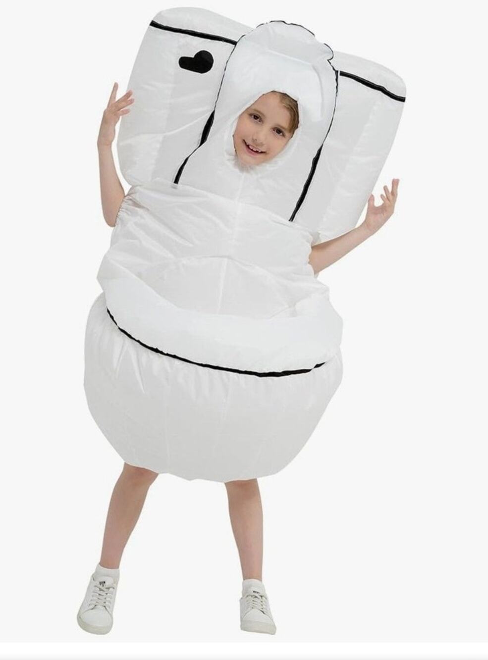 156. Kids Sized Inflatable Toilet Costume 8-9 years